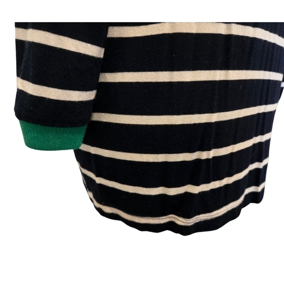 Lemon Tart Long sleeve Navy Striped Shirt Size Large - Picture 4 of 5